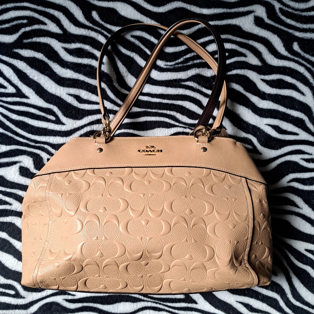Coach Brooke Carryall In Signature Leather